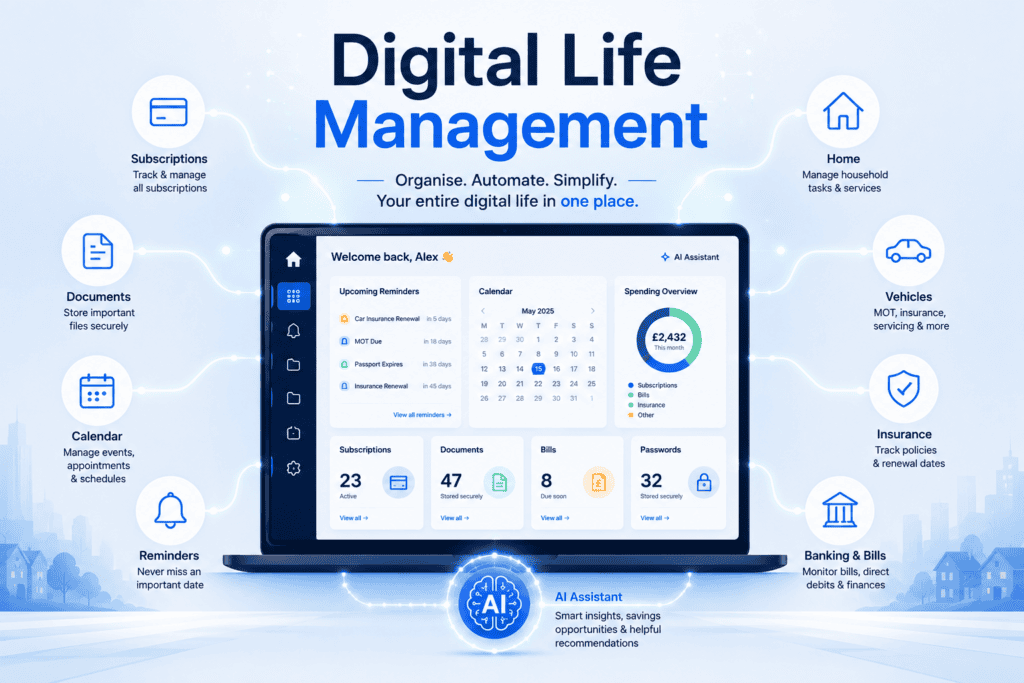 Digital Life Management Header